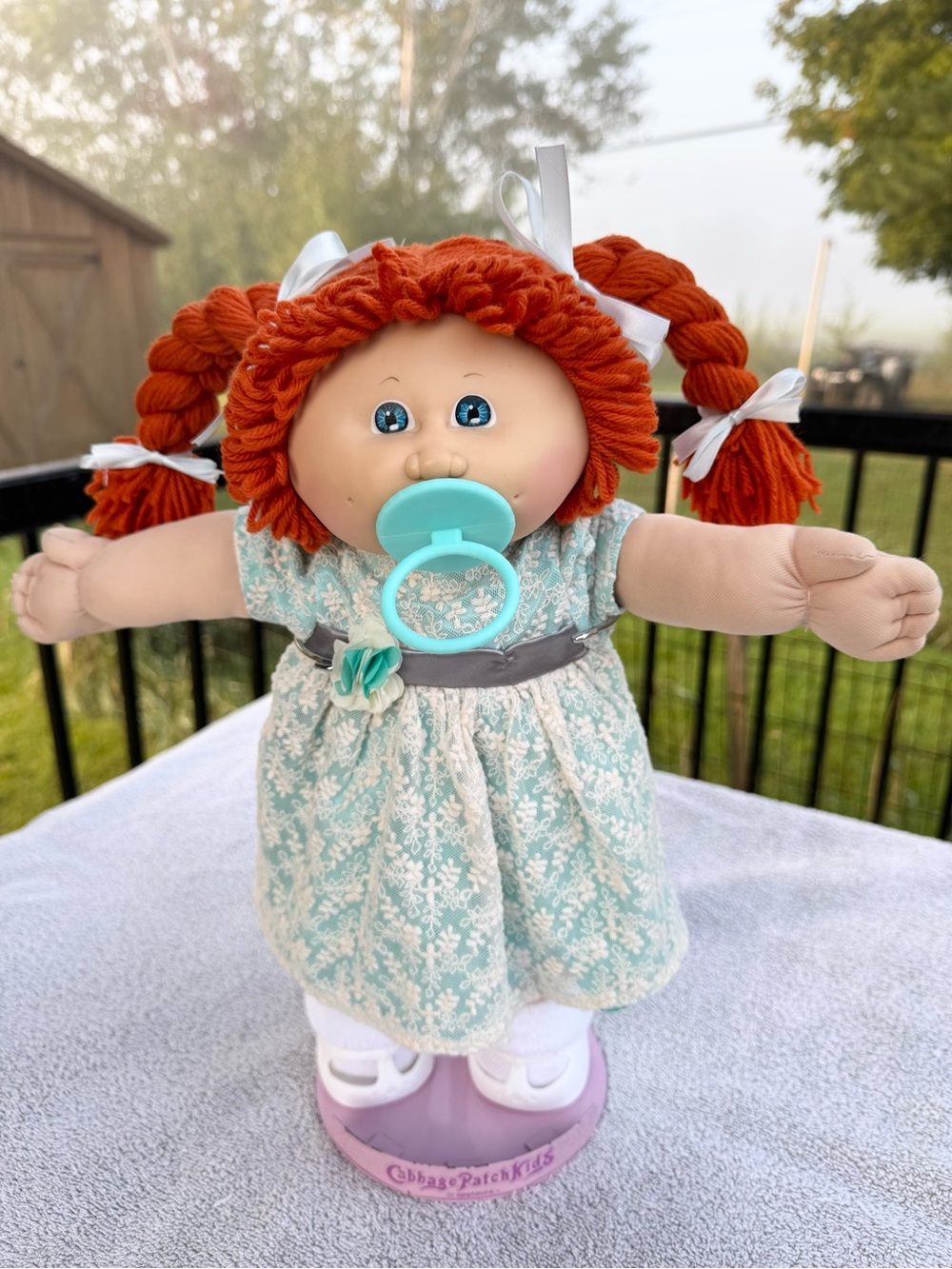 💗Cabbage Patch Kids Doll with Pacifier & Floral Dress💗